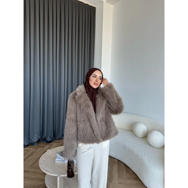 Olesa Kürk Mont - Vizon