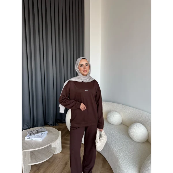 Oysh Eşofman Takım - Acı Kahve