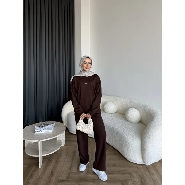 Oysh Eşofman Takım - Acı Kahve