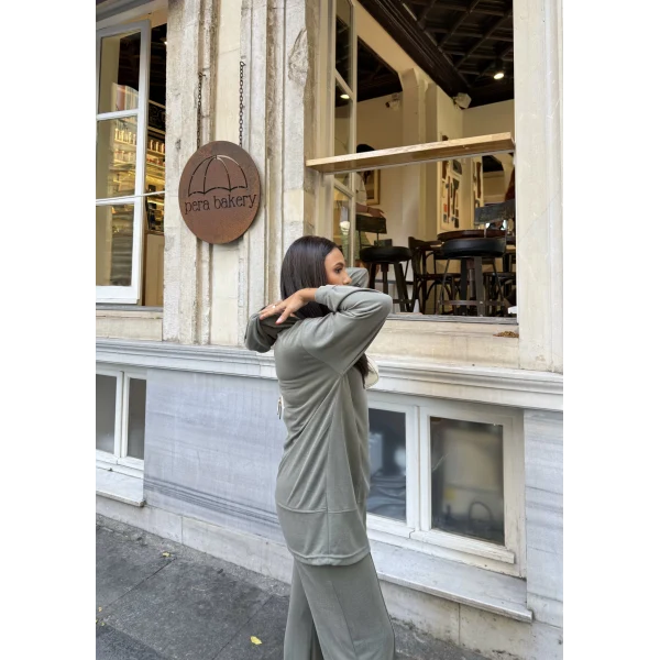 Pamira Kapşonlu Oysh Takım - Yeşil