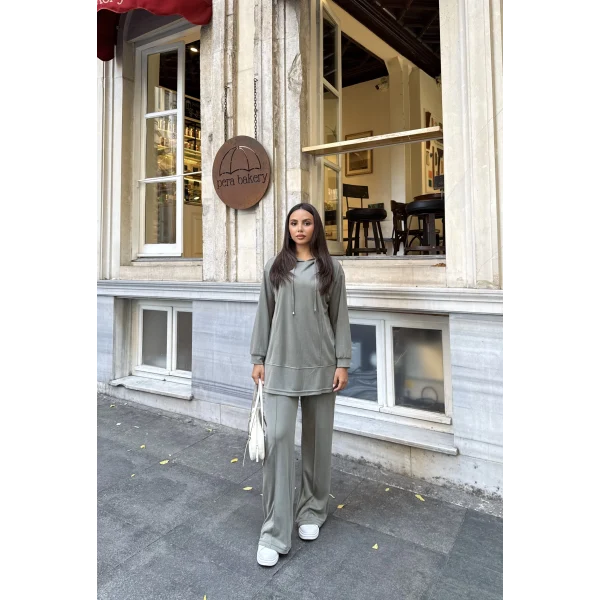 Pamira Kapşonlu Oysh Takım - Yeşil