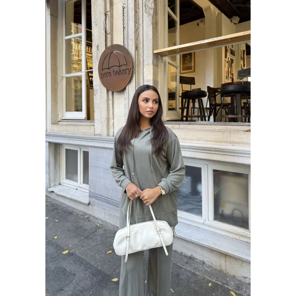 Pamira Kapşonlu Oysh Takım - Yeşil