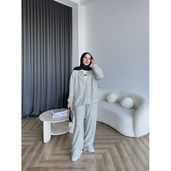 Parıltı Bomber İkili Takım - Gümüş