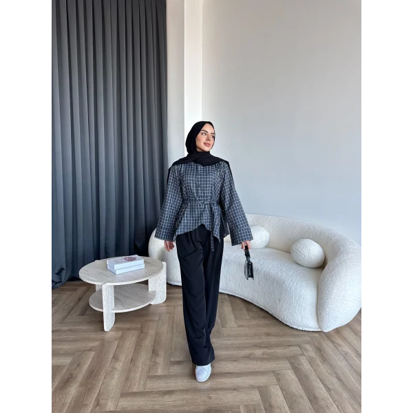 Pln-1 Asimetrik Gömlek