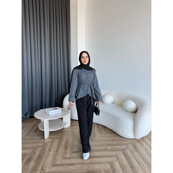 Pln-1 Asimetrik Gömlek