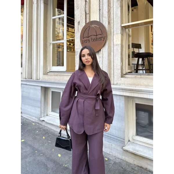 Reva Muadil Cupra Kumaş Takım - Bordo