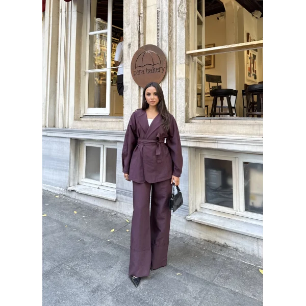 Reva Muadil Cupra Kumaş Takım - Bordo