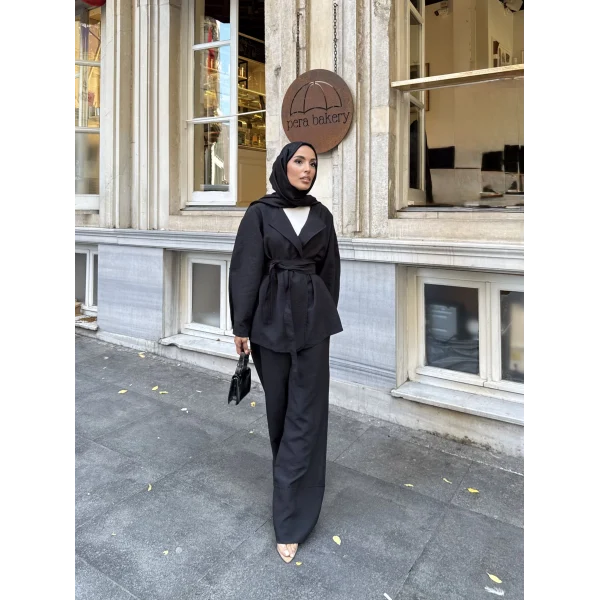 Reva Muadil Cupra Kumaş Takım - Siyah