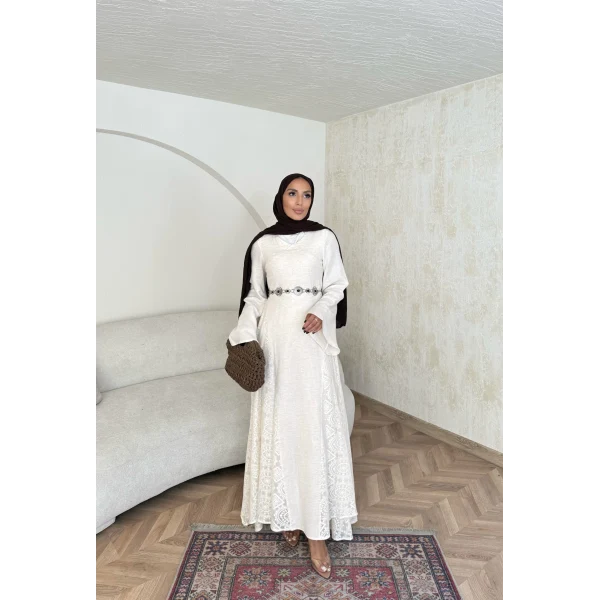 Rian Dantel Detay Elbise