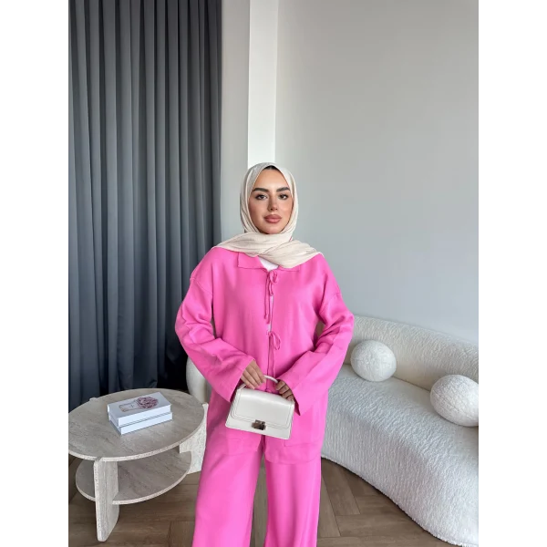 Ronas Triko Takım - Pembe