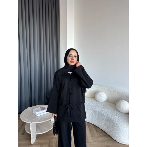 Ronas Triko Takım - Siyah