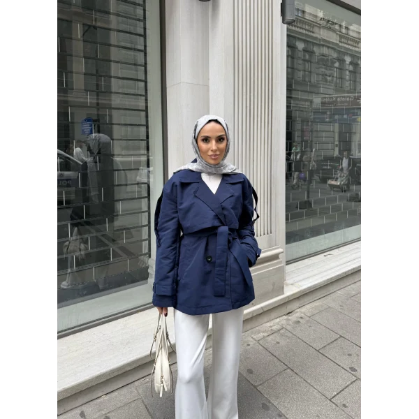 Rosella Trençkot - Lacivert