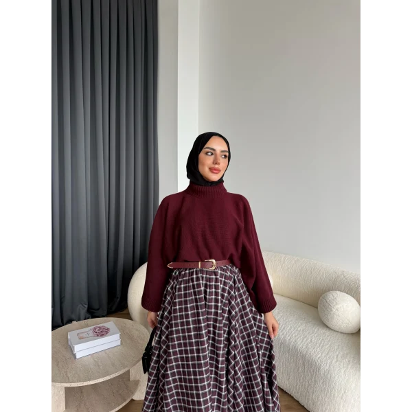 Sany Balon Kol Kazak - Bordo