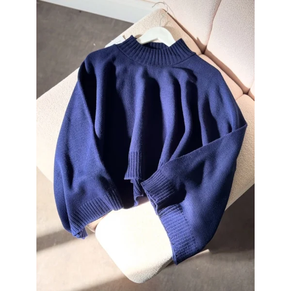 Sany Balon Kol Kazak - Lacivert