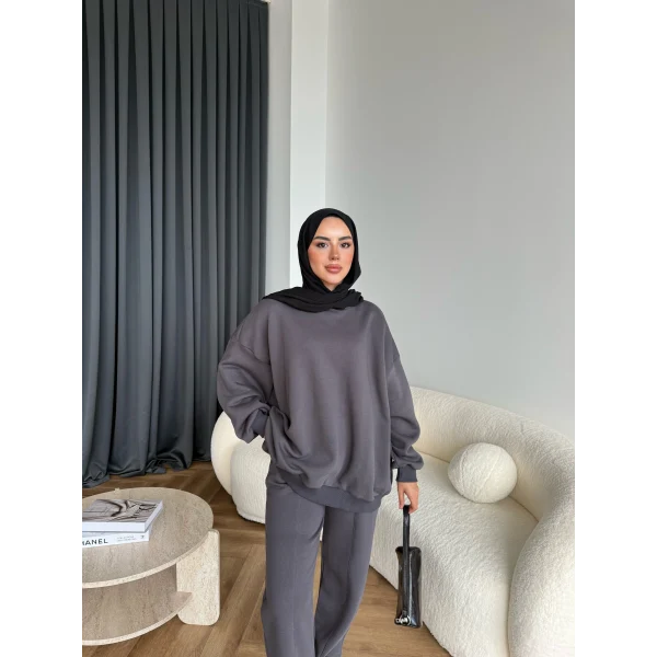 Spor Eşofman Takım - Antrasit