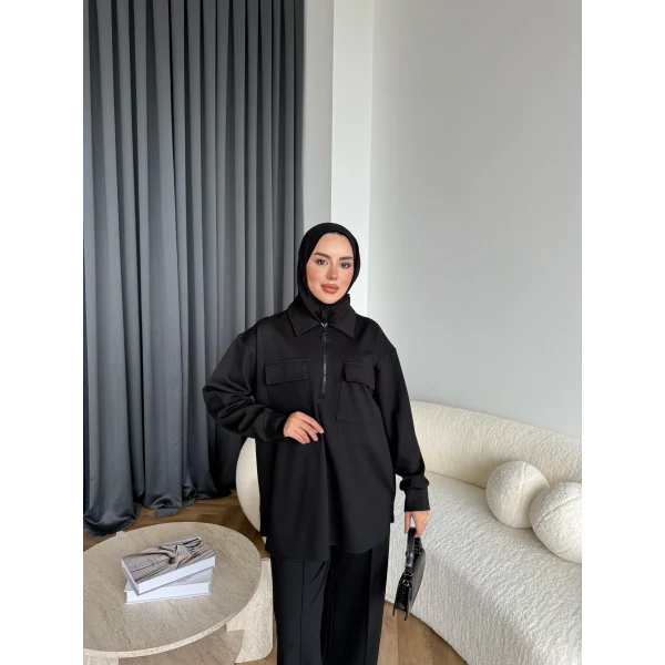 Sude Cepli Oysh Takım - Siyah