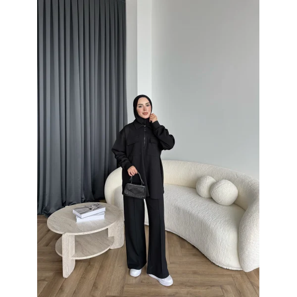 Sude Cepli Oysh Takım - Siyah