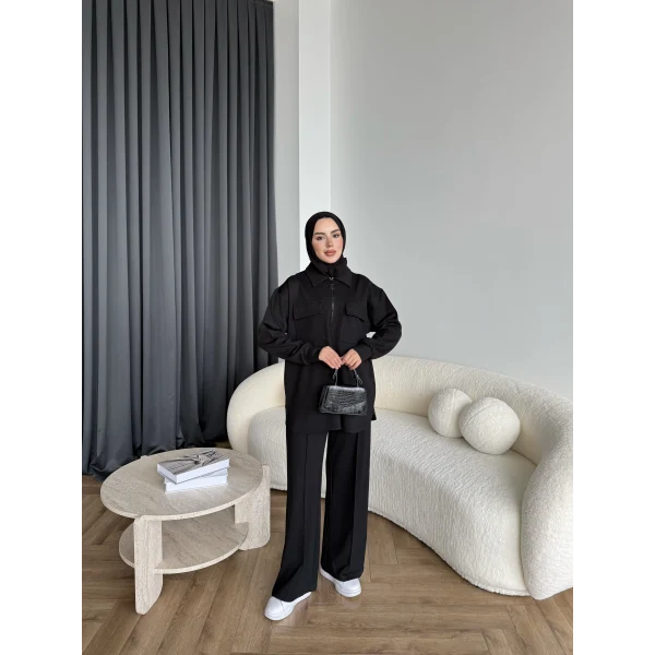 Sude Cepli Oysh Takım - Siyah