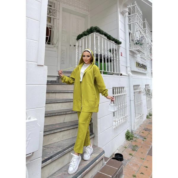 Ura Krep Takım - Yağ Yeşili