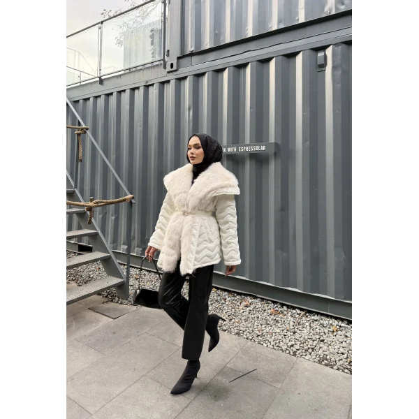 Vadi Lüx Mont - Beyaz