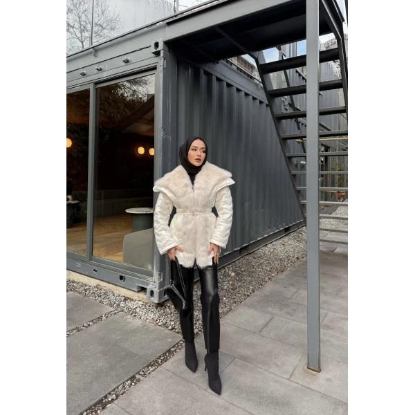 Vadi Lüx Mont - Beyaz