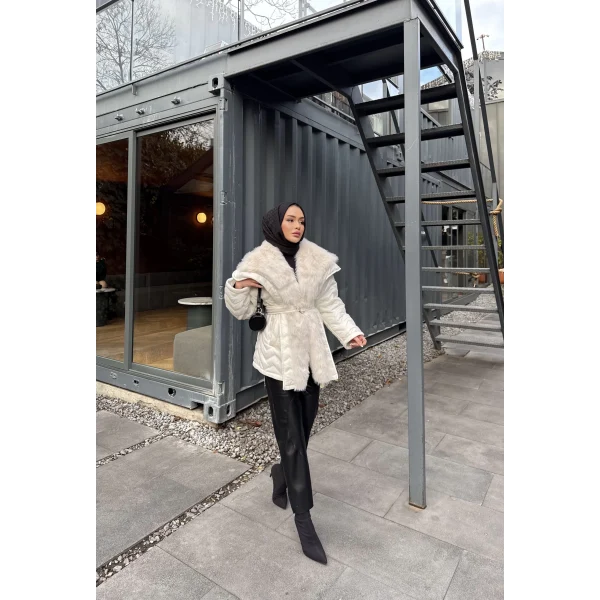 Vadi Lüx Mont - Beyaz