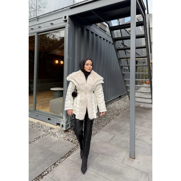 Vadi Lüx Mont - Beyaz