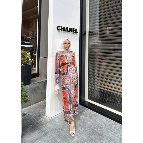 Versa Elbise - Kremit