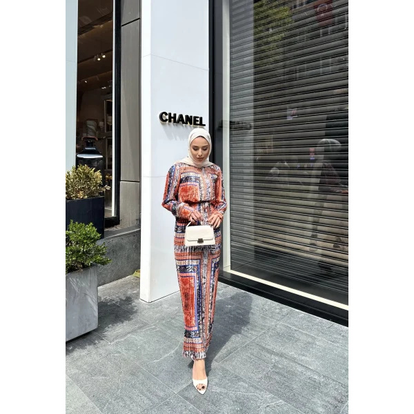 Versa Elbise - Kremit