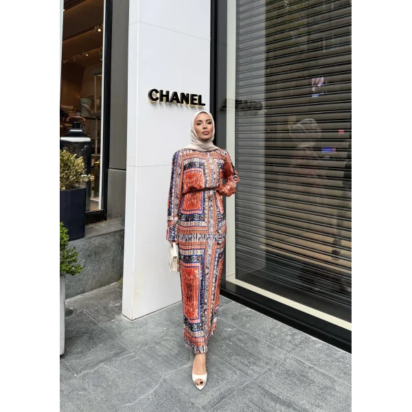 Versa Elbise - Kremit