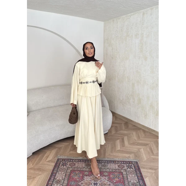 Yula Keten Takım - Sarı