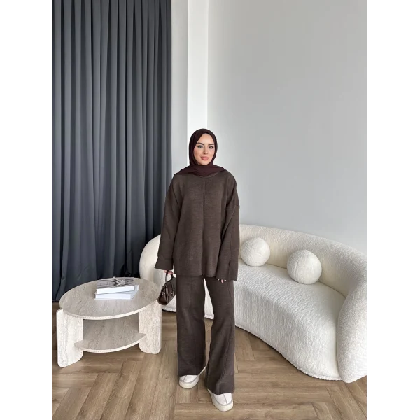 Zania Triko Takım - Acı Kahve