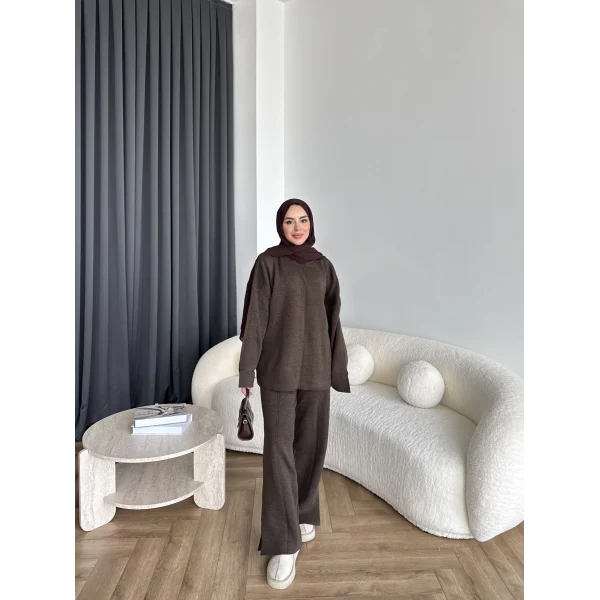 Zania Triko Takım - Acı Kahve