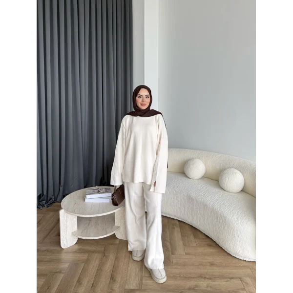 Zania Triko Takım - Bej