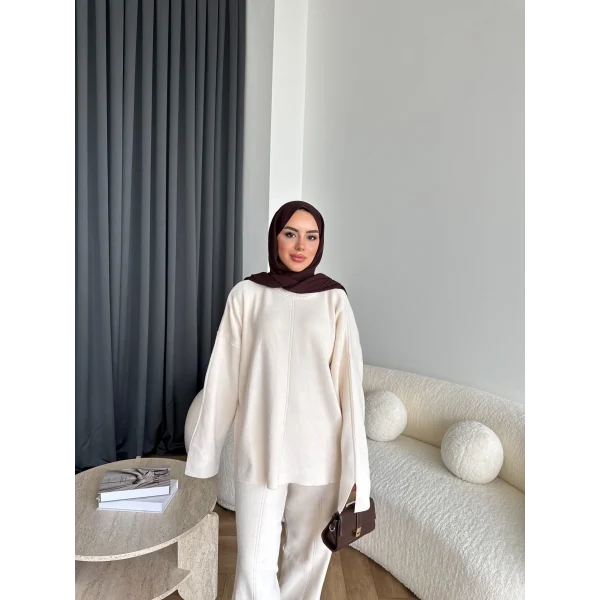 Zania Triko Takım - Bej