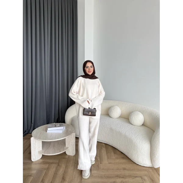 Zania Triko Takım - Bej