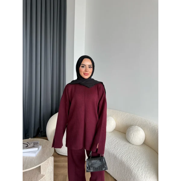 Zania Triko Takım - Bordo