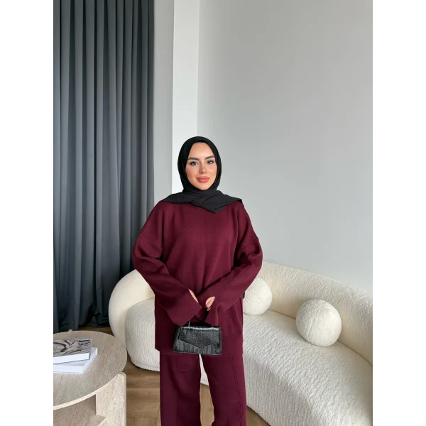 Zania Triko Takım - Bordo