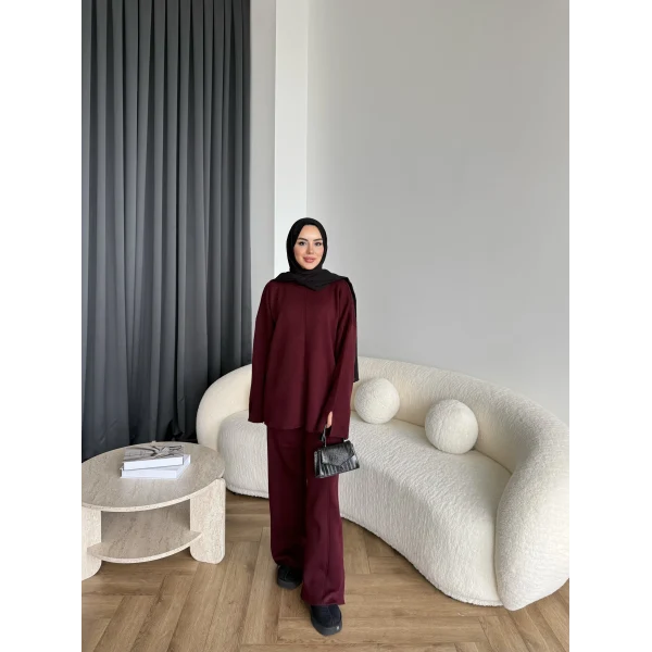 Zania Triko Takım - Bordo