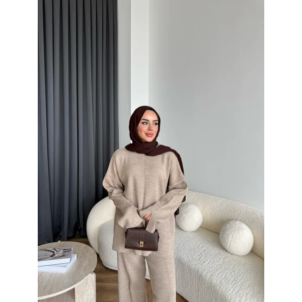 Zania Triko Takım - Vizon