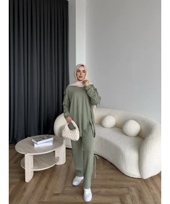 Adella Bağcıklı Oysh Takım - Yeşil