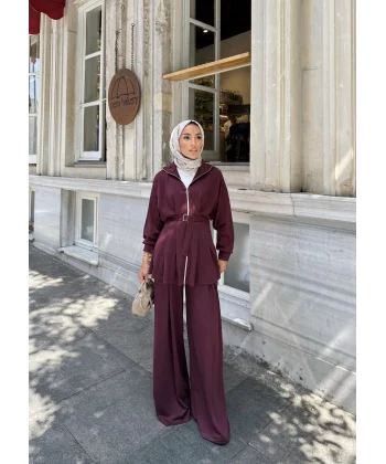 Ahiska Oysh Takım - Bordo