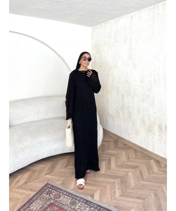 Ajur Elbise - Siyah