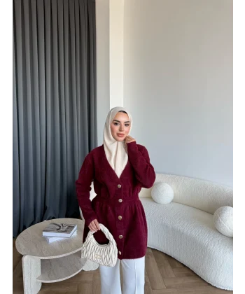 Angora Hırka - Bordo