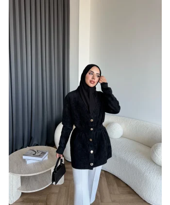 Angora Hırka - Siyah