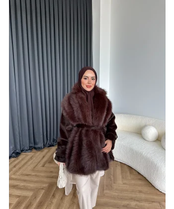 Belsane Kürk Mont - Acı Kahve