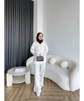 Berlin Triko Takım - Bej