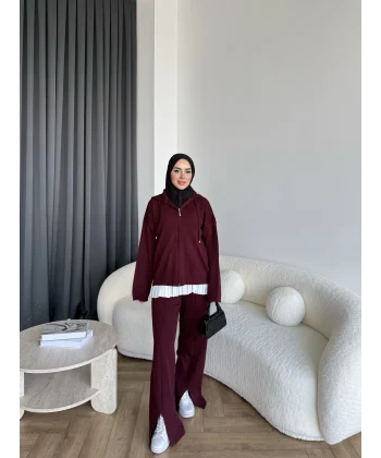 Berlin Triko Takım - Bordo