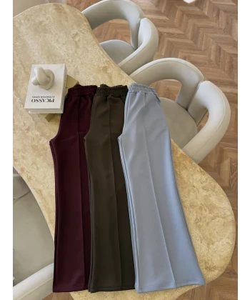 Çimalı Scuba Bol Pantolon - Bordo