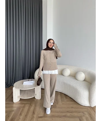 Diana Triko Takım - Vizon